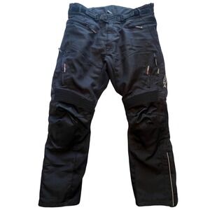 AGVSport Men's Black Textile Motorcycle Riding Pants Armored Thermal Liner 3XL